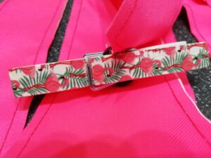 Pink snitsler med flamingo
